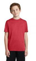 Sport-Tek Unisex Youth Heather Contender Short Sleeve T-shirt